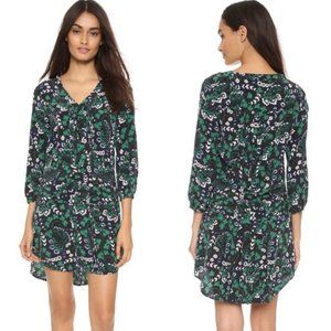 Veronica Beard Elm Floral Print Dress Size 2